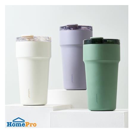 กระติกสุญญากาศ LOCKNLOCK METRO CAFE TOP HANDLE 0.71 ลิตร สีม่วง_2