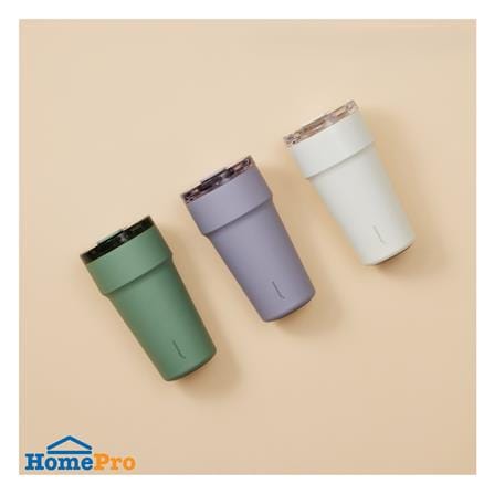 กระติกสุญญากาศ LOCKNLOCK METRO CAFE TOP HANDLE 0.71 ลิตร สีม่วง_3