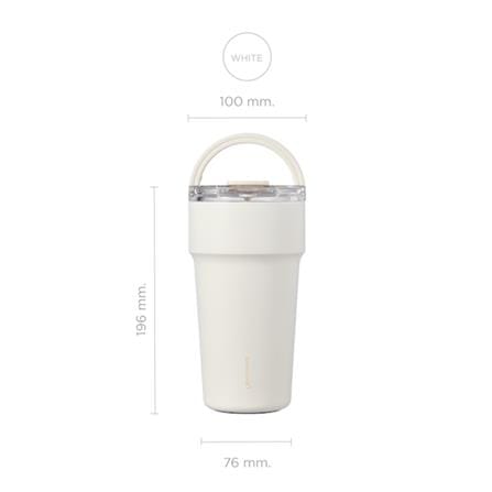 กระติกสุญญากาศ LOCKNLOCK METRO CAFE TOP HANDLE 0.71 ลิตร สีขาว_12