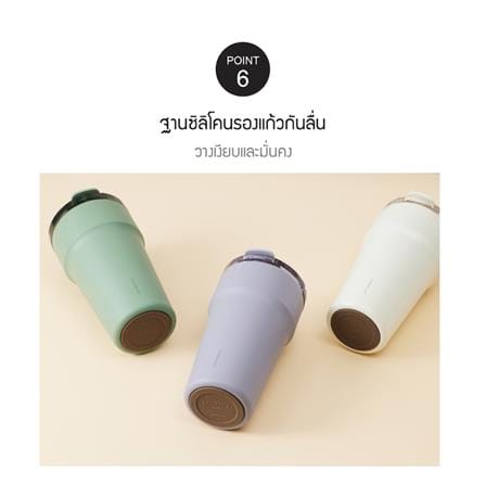 กระติกสุญญากาศ LOCKNLOCK METRO CAFE TOP HANDLE 0.71 ลิตร สีขาว_8