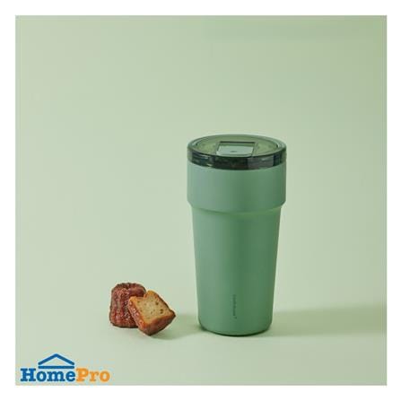 กระติกสุญญากาศ LOCKNLOCK METRO CAFE TOP HANDLE 0.71 ลิตร สีเขียว_1