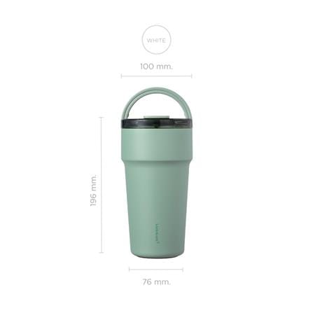 กระติกสุญญากาศ LOCKNLOCK METRO CAFE TOP HANDLE 0.71 ลิตร สีเขียว_12