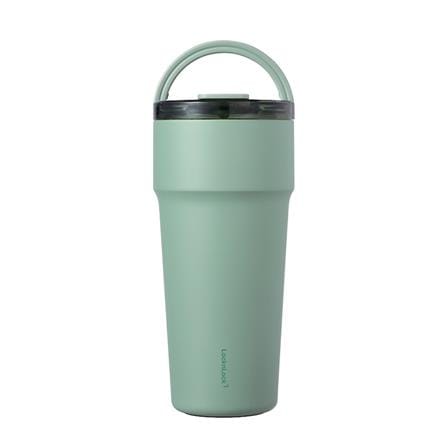 กระติกสุญญากาศ LOCKNLOCK METRO CAFE TOP HANDLE 0.9 ลิตร สีเขียว