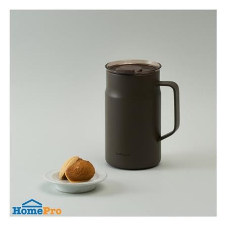 กระติกสุญญากาศ LOCKNLOCK METRO CAFE CERAMIC MUG 0.6 ลิตร สีน้ำตาล_2