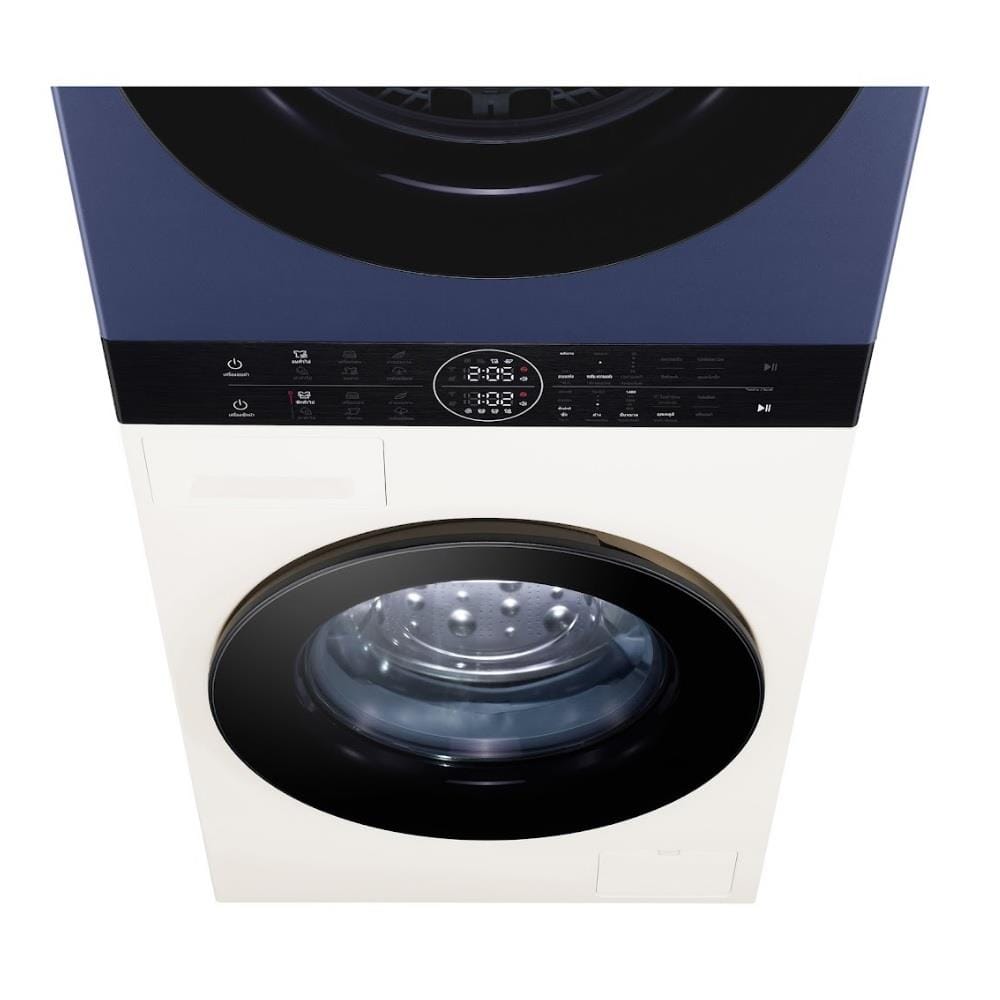 ตู้ซักผ้าและอบผ้า LG WT2520NHEN 25/20 กก. 1000RPM HEAT PUMP อินเวอร์เตอร์ สีกรมท่าเบจ