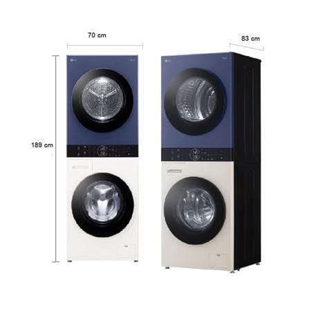 ตู้ซักผ้าและอบผ้า LG WT2520NHEN 25/20 กก. 1000RPM HEAT PUMP อินเวอร์เตอร์ สีกรมท่าเบจ_5