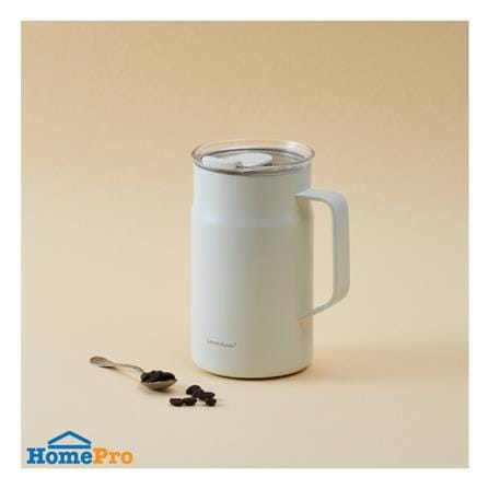 กระติกสุญญากาศ LOCKNLOCK METRO CAFE CERAMIC MUG 0.6 ลิตร สีขาว_2