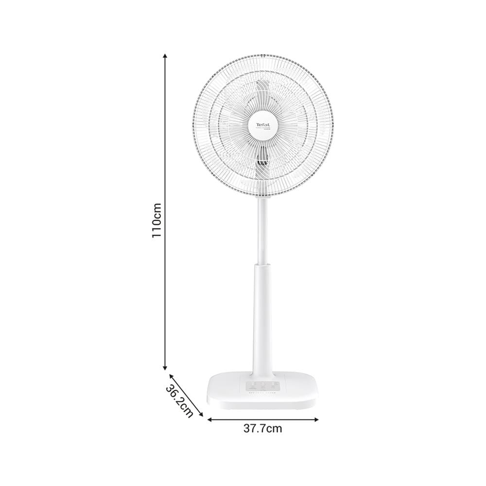 พัดลมสไลด์ 16 นิ้ว TEFAL VF3761T0 สีขาว