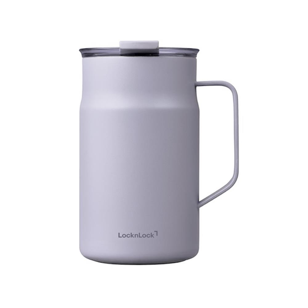 กระติกสุญญากาศ LOCKNLOCK METRO CAFE CERAMIC MUG 0.6 ลิตร สีม่วง