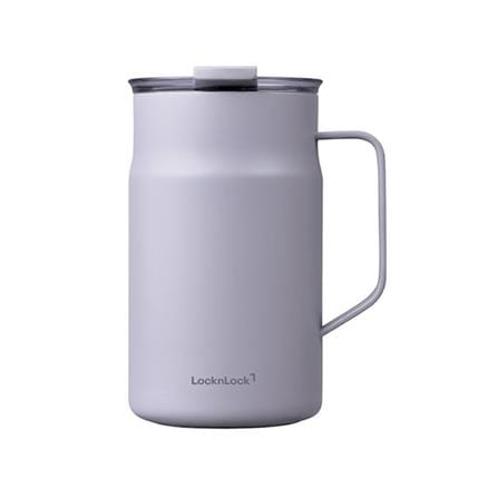 กระติกสุญญากาศ LOCKNLOCK METRO CAFE CERAMIC MUG 0.6 ลิตร สีม่วง_0