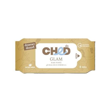 ผ้าเช็ดทำความสะอาด CHED GLAM 8 แผ่น (แพ็ก 8 ชิ้น)_1