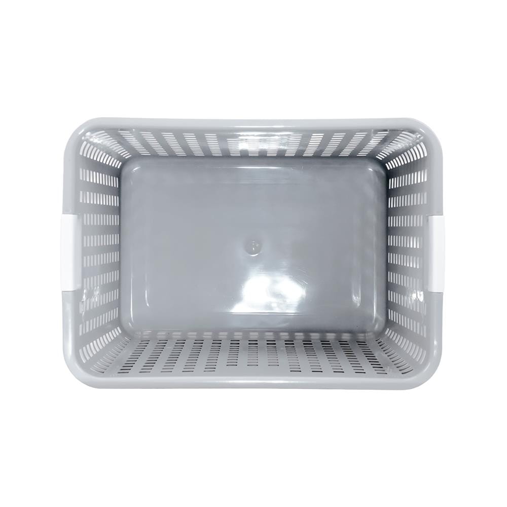 ตะกร้าผ้าเหลี่ยมสูง PLIM HH-1060 สีเทา