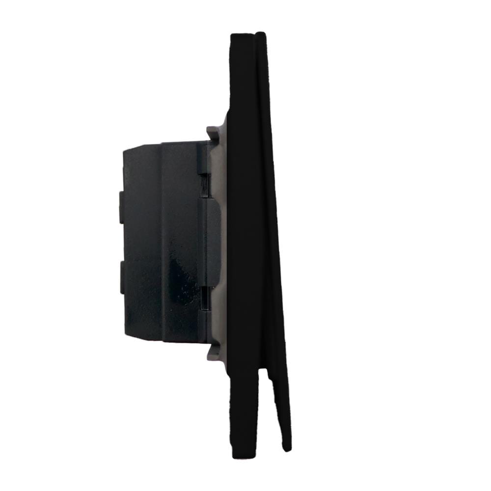 ชุดสวิตช์ทางเดียว 1 ช่อง HACO MELLOW HACO-LO-MEL-S11 MNB สี MIDNIGHT BLACK