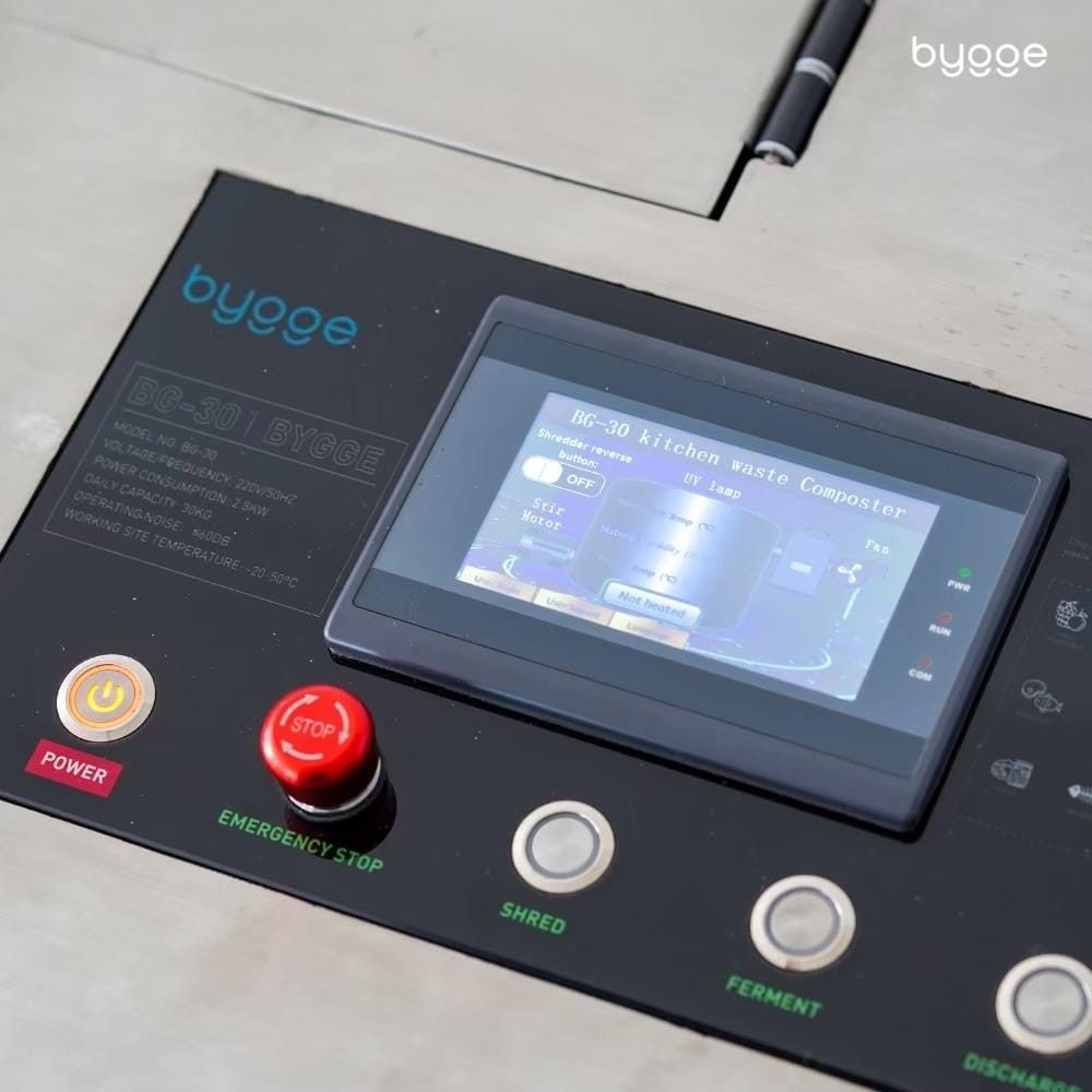 เครื่องย่อยเศษอาหารเป็นดินอินทรีย์ BYGGE 30 กก.