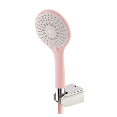 ชุดฝักบัวสายอ่อน 5 ระดับ WS WHS-5500-PI สีชมพู_1