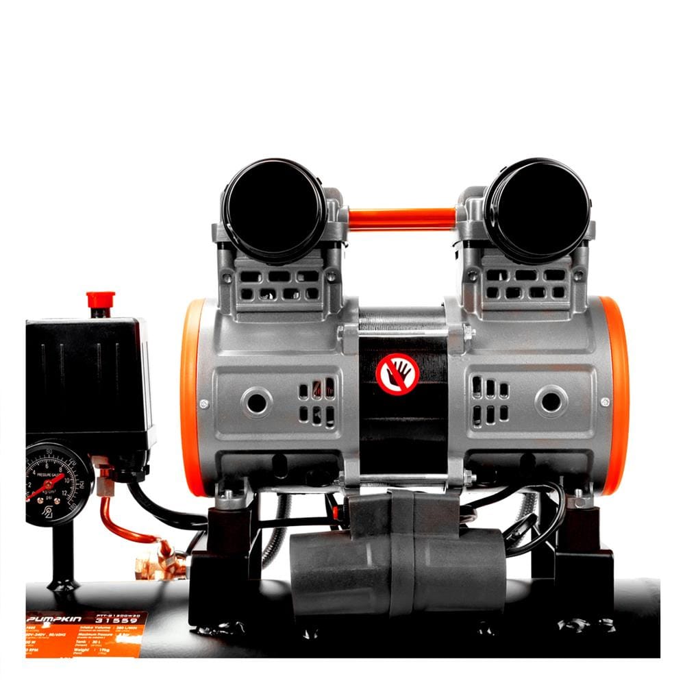 ปั๊มลมไร้น้ำมัน PUMPKIN PTT-G1200W30 30 ลิตร
