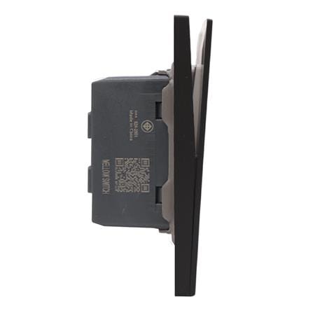 ชุดสวิตช์ทางเดียว 3 ช่อง HACO MELLOW HACO-LO-MEL-S31 MNB สี MIDNIGHT BLACK_1