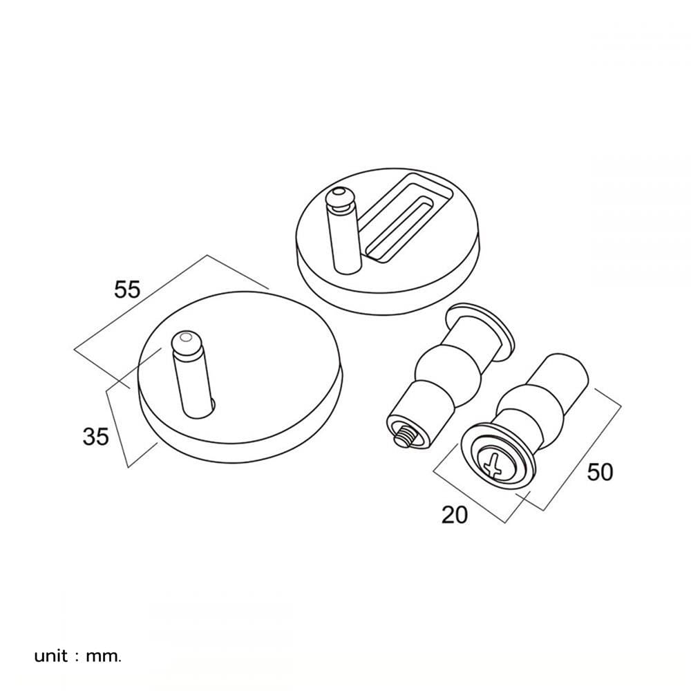 หูฝารองนั่ง RASLAND V22514-V7117
