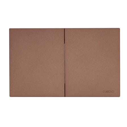 ชุดสวิตช์ทางเดียว 2 ช่อง HACO MELLOW HACO-LO-MEL-S21 MCM สี MOCHA MOUSSES_0