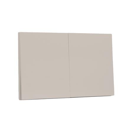ชุดสวิตช์ทางเดียว 2 ช่อง HACO MELLOW HACO-LO-MEL-S21 MLS สี MOONLIT SAND_1