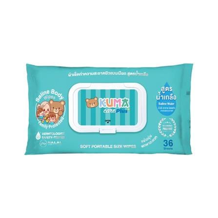 ผ้าเช็ดทำความสะอาดผิว KUMA CARE PLUS 36 แผ่น_0