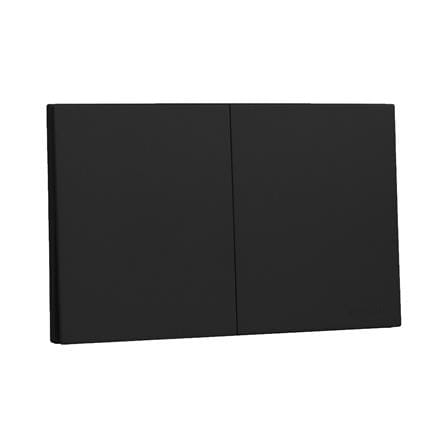 ชุดสวิตช์ทางเดียว 2 ช่อง HACO MELLOW HACO-LO-MEL-S21 MNB สี MIDNIGHT BLACK_3