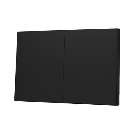 ชุดสวิตช์ทางเดียว 2 ช่อง HACO MELLOW HACO-LO-MEL-S21 MNB สี MIDNIGHT BLACK_4