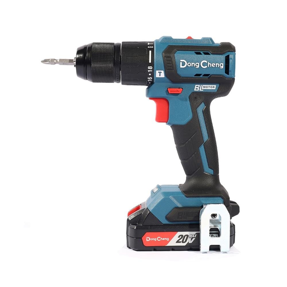 สว่านกระแทกไร้สาย (พร้อมแบตเตอรี่) DONGCHENG DCJZ2040I13 20 โวลต์