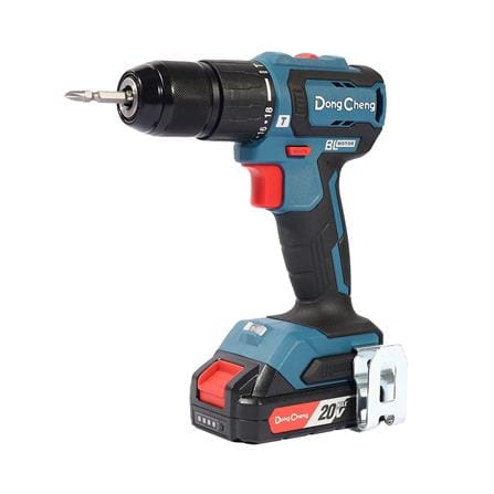สว่านกระแทกไร้สาย (พร้อมแบตเตอรี่) DONGCHENG DCJZ2040I13 20 โวลต์_0