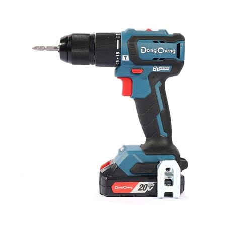 สว่านกระแทกไร้สาย (พร้อมแบตเตอรี่) DONGCHENG DCJZ2040I13 20 โวลต์_1