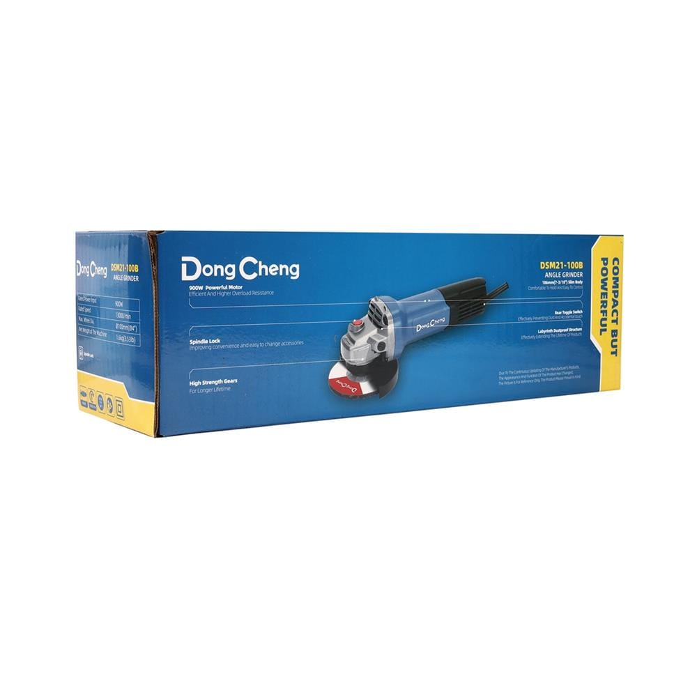 เครื่องเจียร์ สวิตช์ท้าย 4 นิ้ว DONGCHENG DC-DSM21-100B 900 วัตต์