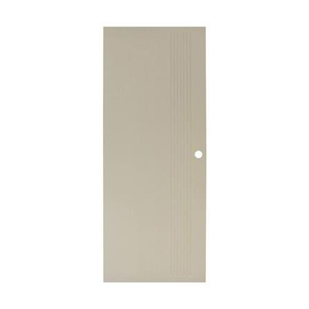 ประตูภายนอก UPVC เจาะลูกบิด MODERNWOOD MWR009 90x200 ซม. สีแชมเปญ_0