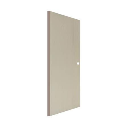 ประตูภายนอก UPVC เจาะลูกบิด MODERNWOOD MWR009 90x200 ซม. สีแชมเปญ_1