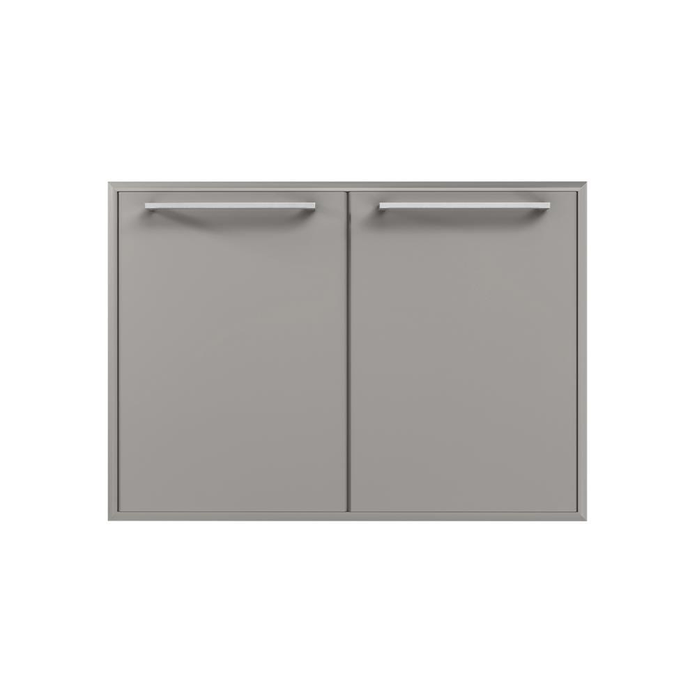 บานซิงค์คู่ KING PLATINUM JADE 96x68.8 ซม. สีเอิร์ลเกรย์