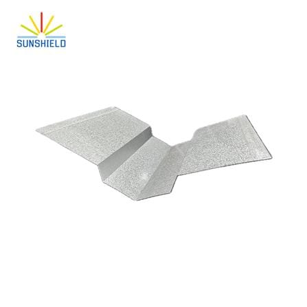 รางน้ำตะเข้ เมทัลชีท SUNSHIELD หนา 0.3 มม. 45.7 ซม. x 2 ม._0