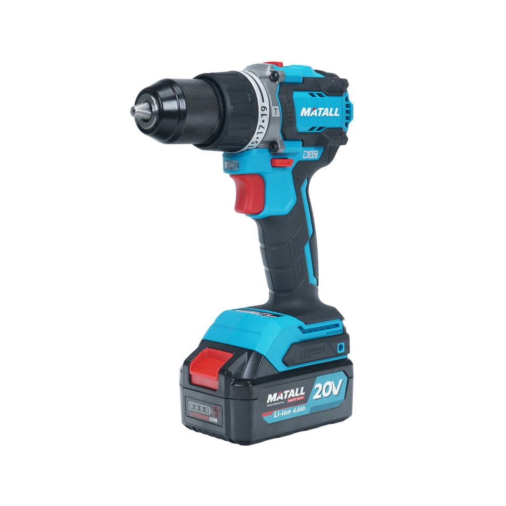 สว่านกระแทกไร้สาย (พร้อมแบตเตอรี่และแท่นชาร์จ) MATALL PRO M20V90-DS 20 โวลต์