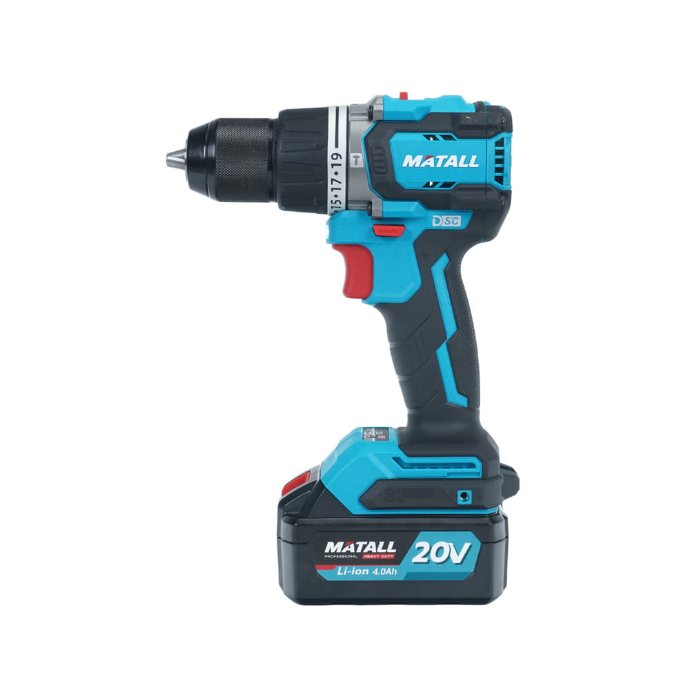 สว่านกระแทกไร้สาย (พร้อมแบตเตอรี่และแท่นชาร์จ) MATALL PRO M20V90-DS 20 โวลต์