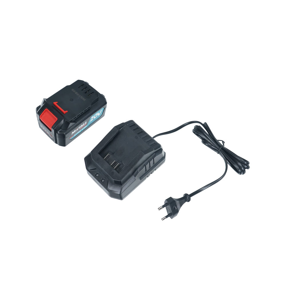 สว่านกระแทกไร้สาย (พร้อมแบตเตอรี่และแท่นชาร์จ) MATALL PRO M20V90-DS 20 โวลต์