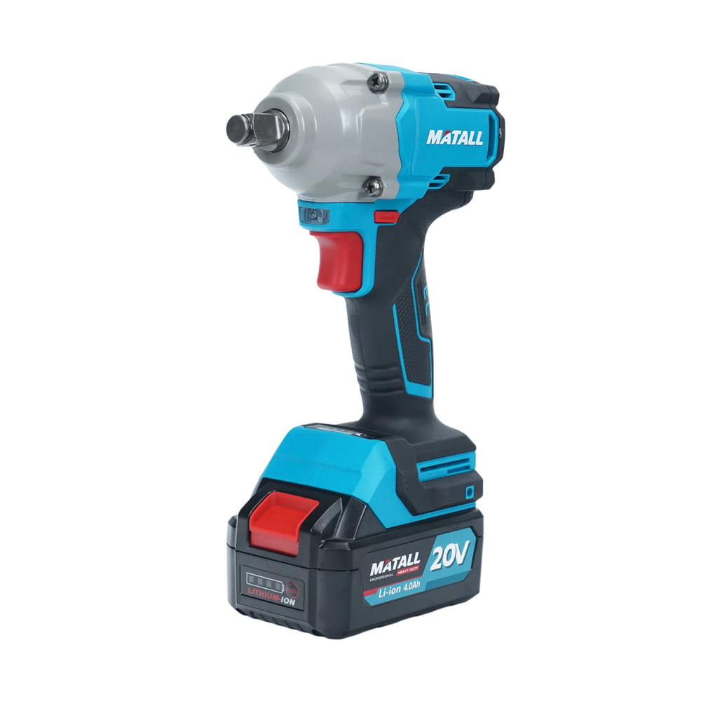 บล็อคกระแทกไร้สาย (พร้อมแบตเตอรี่และแท่นชาร์จ) MATALL PRO M20V520 20 โวลต์