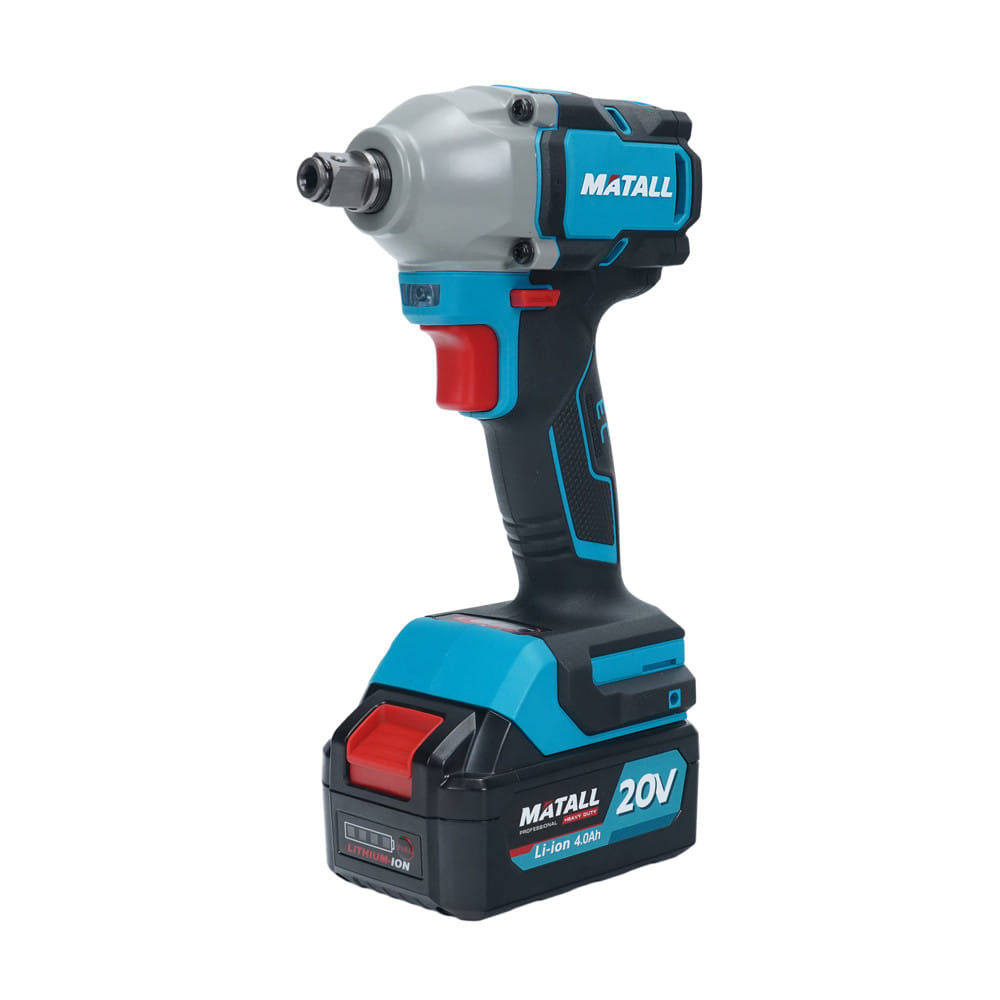 บล็อกกระแทกไร้สาย (พร้อมแบตเตอรี่และแท่นชาร์จ) MATALL PRO M20V318 20 โวลต์