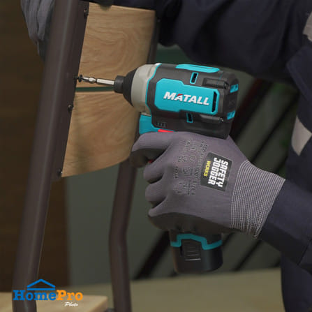 ชุดสว่านไร้สาย (พร้อมแบตเตอรี่) MATALL PRO M16VT-ES 16 โวลต์_4