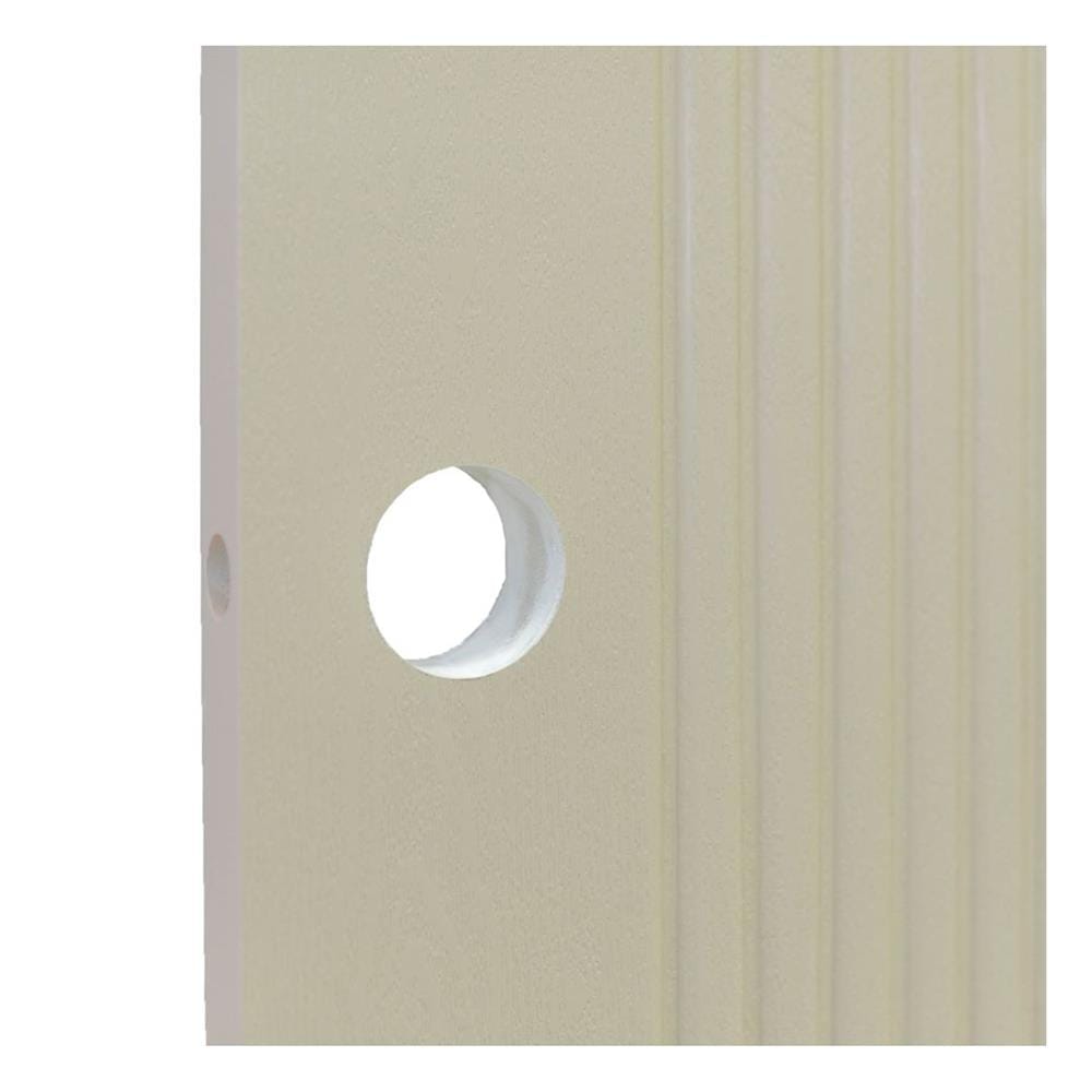 ประตูภายนอก UPVC เจาะลูกบิด MODERNWOOD MWR009 70x200 ซม. สีแชมเปญ