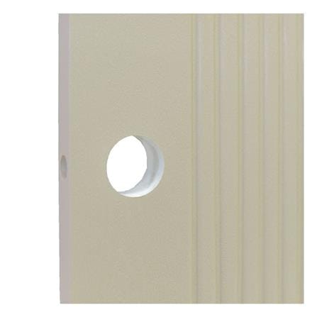 ประตูภายนอก UPVC เจาะลูกบิด MODERNWOOD MWR009 70x200 ซม. สีแชมเปญ_2