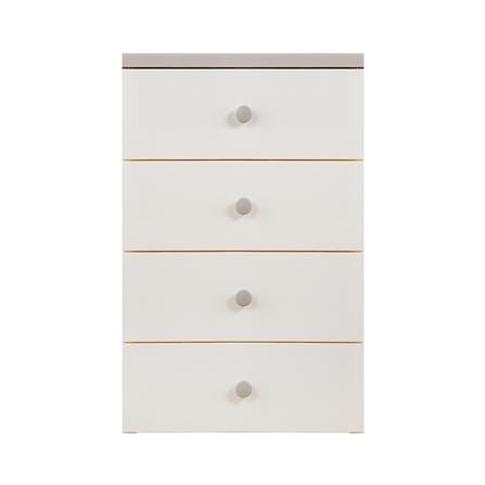 ตู้ลิ้นชัก 4 ชั้น STACKO MINA 57.6x40x93.3 ซม. สีขาว/เทา_2