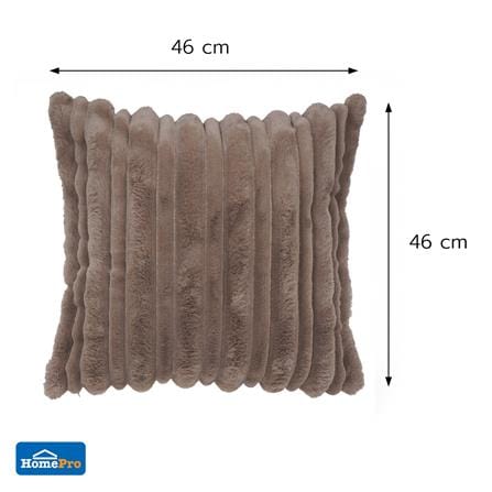 ปลอกหมอนอิง HOME LIVING STYLE GLORY 18x18 นิ้ว สีน้ำตาลเข้ม_5
