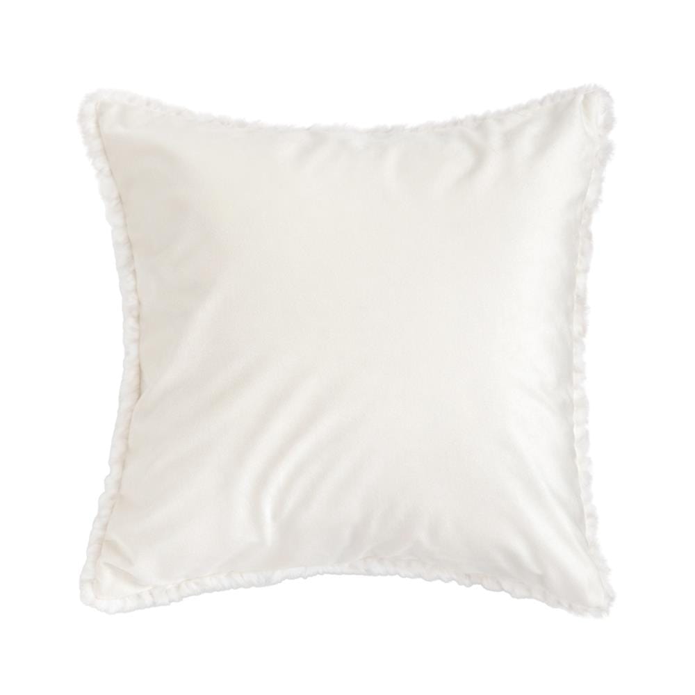ปลอกหมอนอิง HOME LIVING STYLE GRIFF 18x18 นิ้ว สีครีม