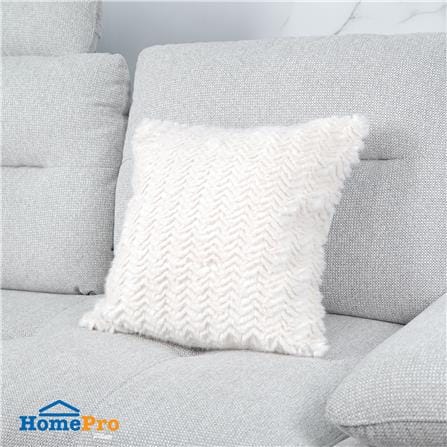 ปลอกหมอนอิง HOME LIVING STYLE GRIFF 18x18 นิ้ว สีครีม_5