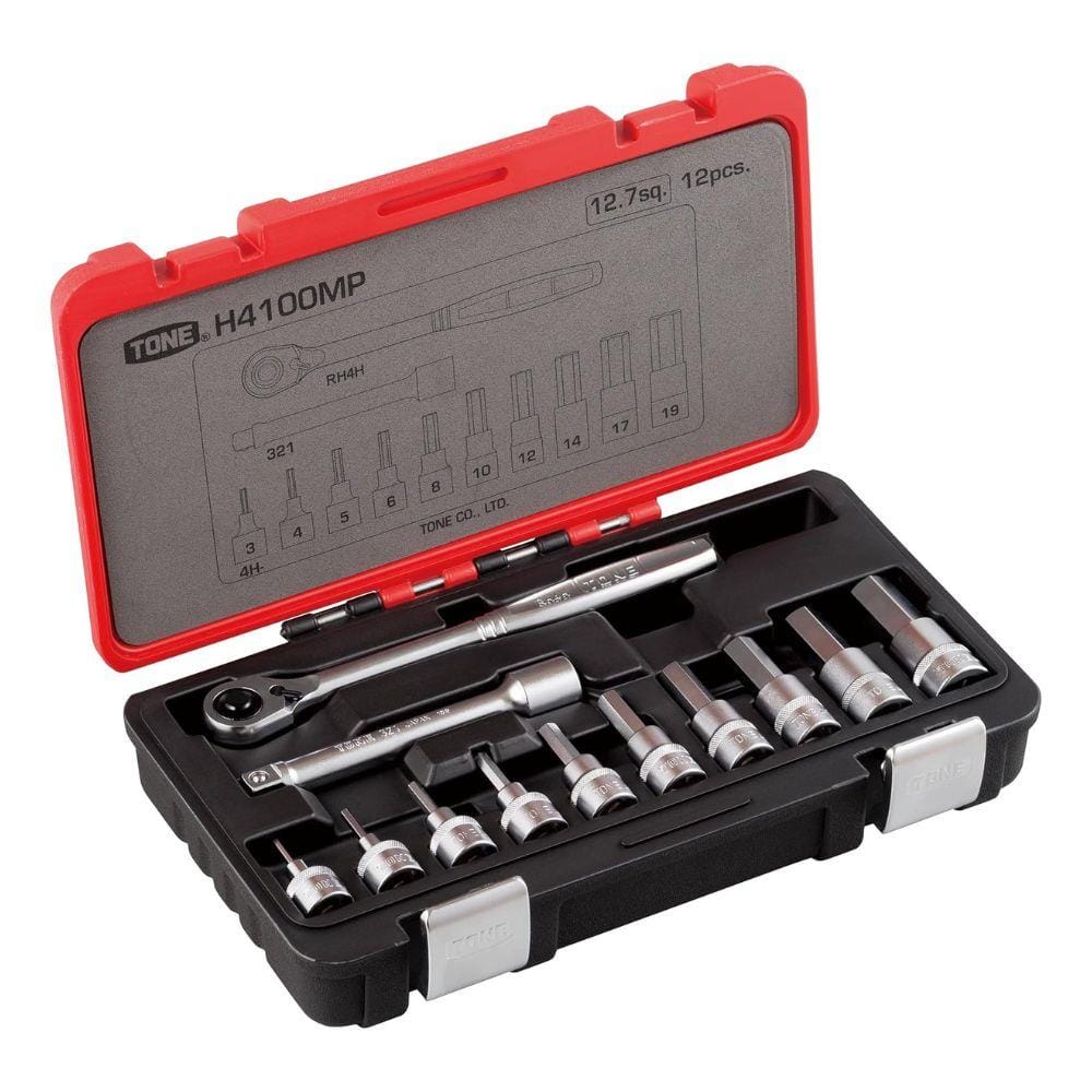 ชุดประแจบล็อคอเนกประสงค์ TONE H4100MP (ชุด 12 ชิ้น)