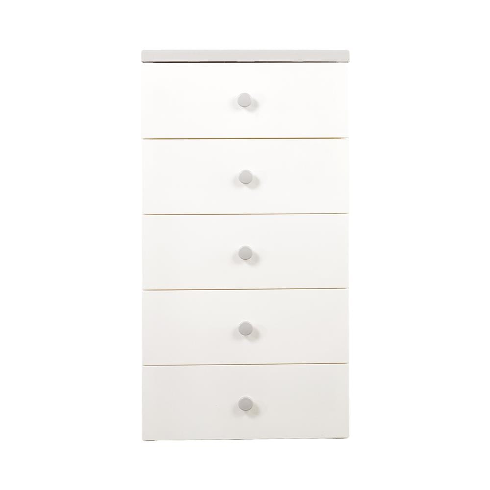 ตู้ลิ้นชัก 5 ชั้น STACKO MINA 57.6x40x115 ซม. สีขาว/เทา