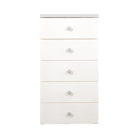 ตู้ลิ้นชัก 5 ชั้น STACKO MINA 57.6x40x115 ซม. สีขาว/เทา_2